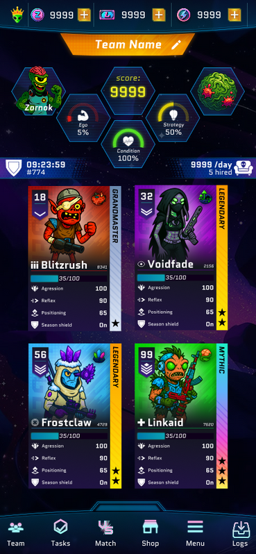 LINEUP LEGENDS 1